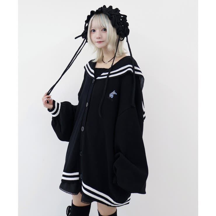 天才秀才クールな学生カーディガン | WEGO【WOMEN】 | 詳細画像20 