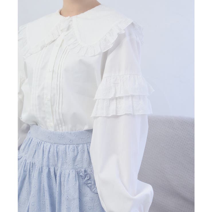 ぷあぷあ綿雲もぐもぐブラウス | WEGO【WOMEN】 | 詳細画像6 