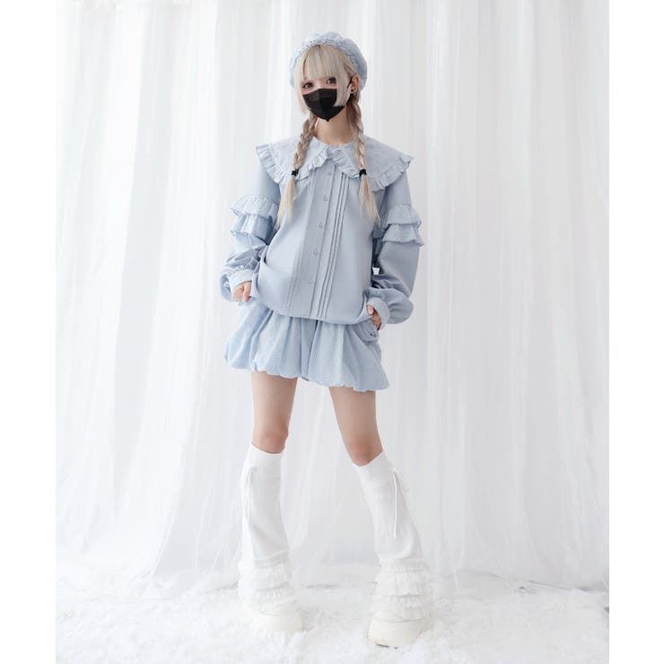 ぷあぷあ綿雲もぐもぐブラウス | WEGO【WOMEN】 | 詳細画像23 