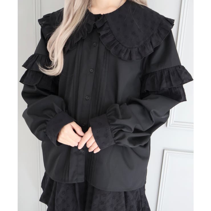 ぷあぷあ綿雲もぐもぐブラウス | WEGO【WOMEN】 | 詳細画像34 