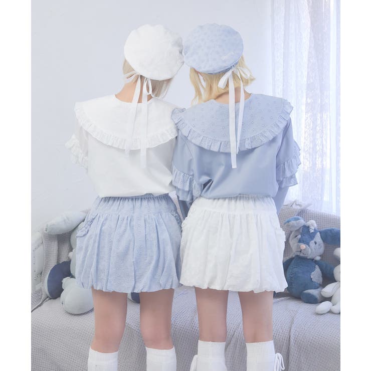 ぷあぷあ綿雲もぐもぐブラウス | WEGO【WOMEN】 | 詳細画像42 