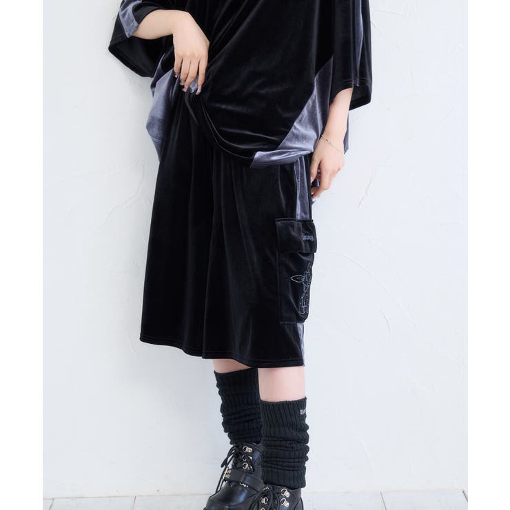 ブラック | ベロプル闇ぱんてぃー | WEGO【WOMEN】