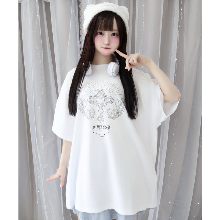 ホワイト | 心臓天国ティー | WEGO【WOMEN】