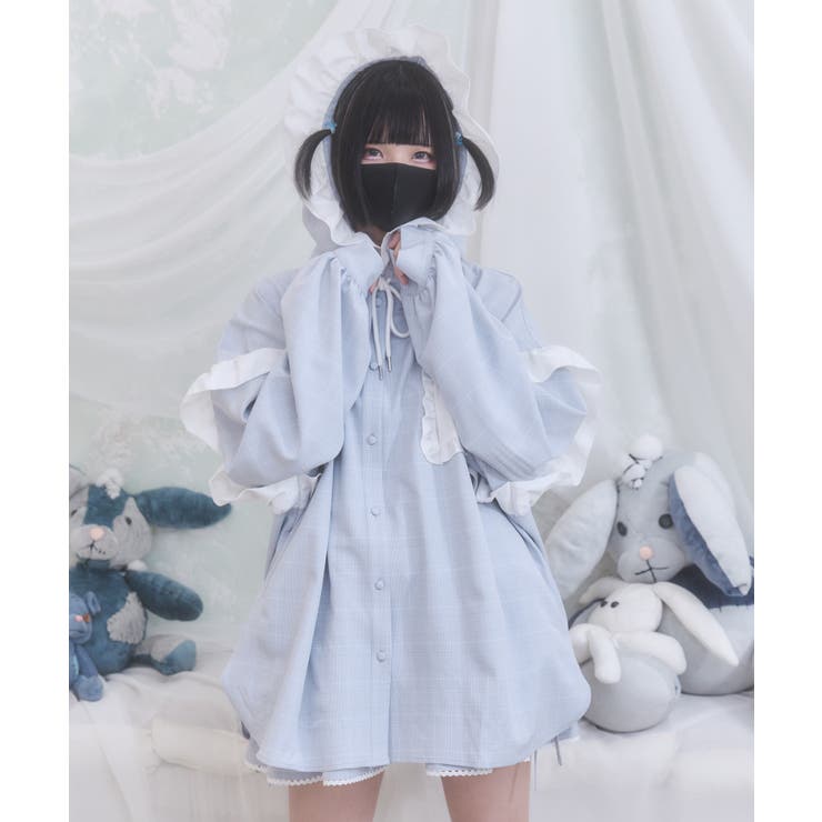 バブみでヤバみなフードシャツ[品番：WG010095080]｜WEGO【WOMEN