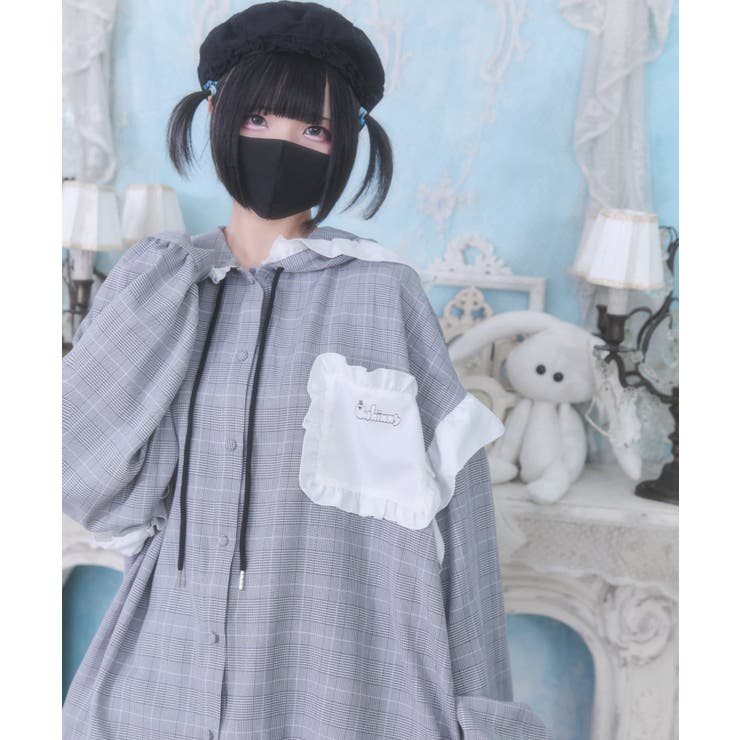 バブみでヤバみなフードシャツ[品番：WG010095080]｜WEGO【WOMEN