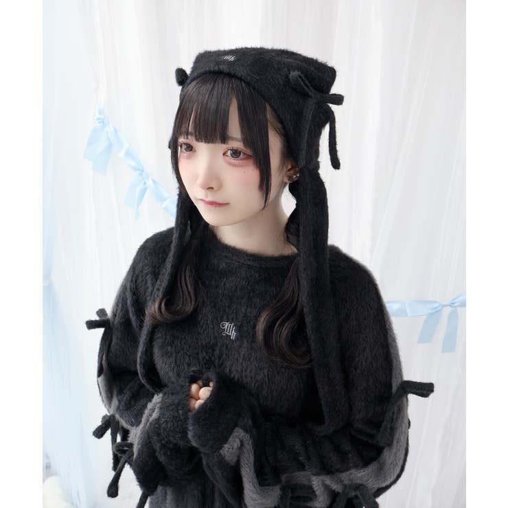 ブラック | もちもちねこパンチ帽 | WEGO【WOMEN】