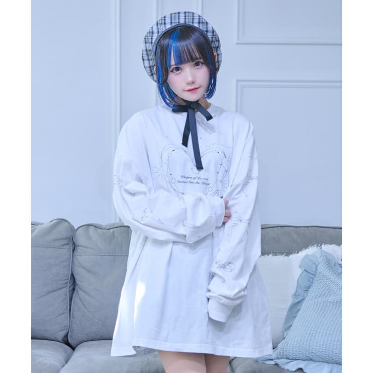 ホワイト | タイムリープ縛られティー | WEGO【WOMEN】