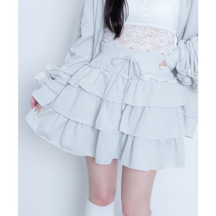 ホワイト | 冬の夜空にお星様スカート | WEGO【WOMEN】