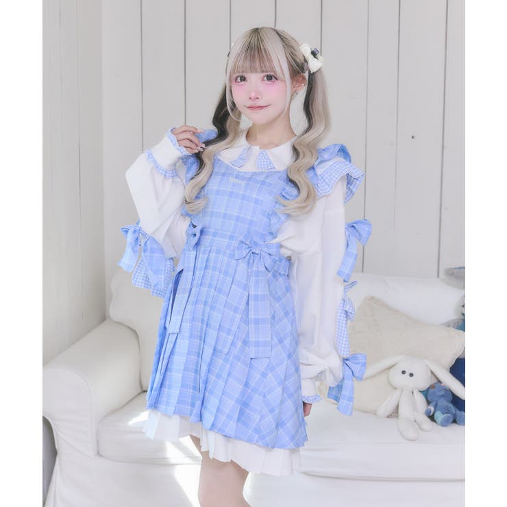 ブルーチェック1 | 反抗期のめいどっち | WEGO【WOMEN】