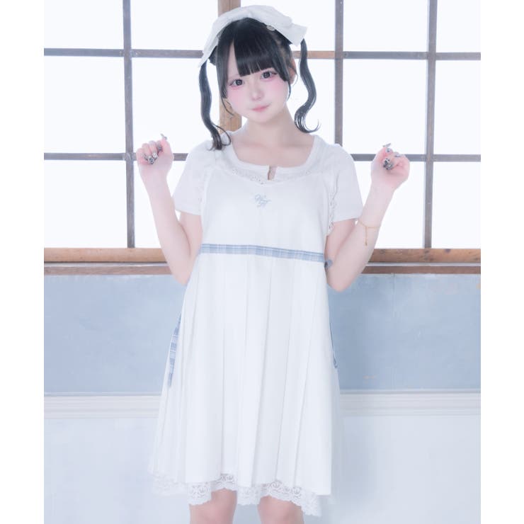 ホワイト | 優等生きゃぴきゃぴワンピ | WEGO【WOMEN】