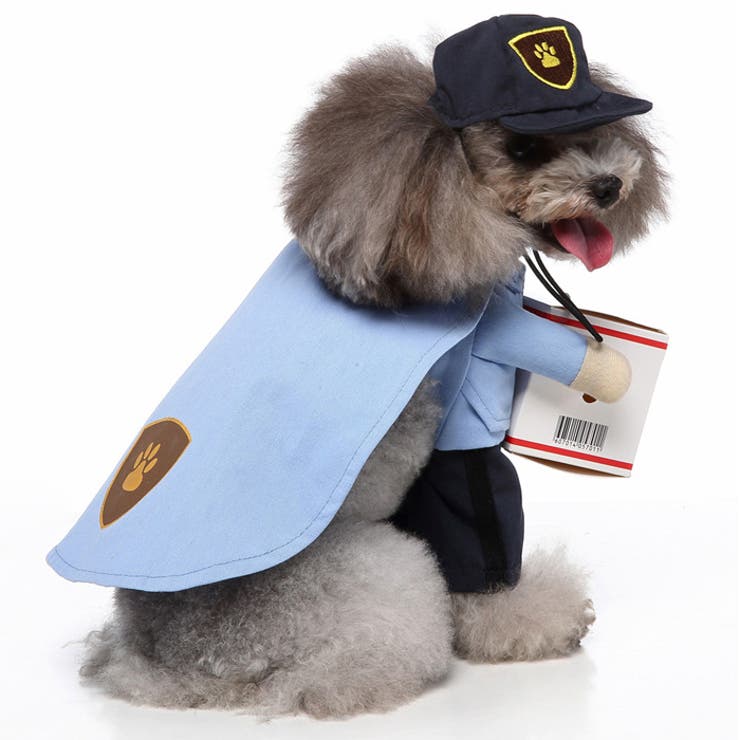 犬服 ドッグ コスプレ 配達員 犬用 ハロウィン コスチューム 小型犬 