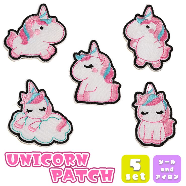 ワッペン 5枚セット アイロン | CLARAH | 詳細画像1 