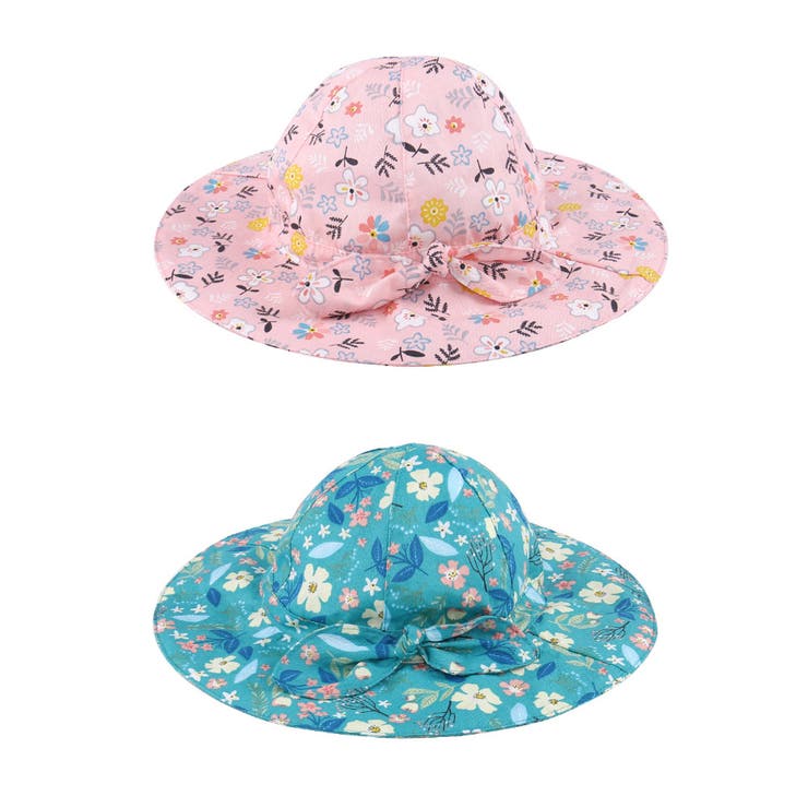 キッズつば広ハット ベビー 花柄 ぼうし 子供 幼児 女の子 | CLARAH | 詳細画像4 