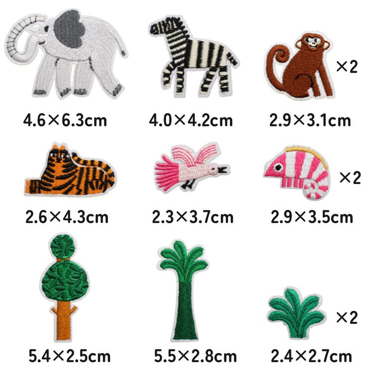 ワッペン 26枚セット アイロン | CLARAH | 詳細画像2 