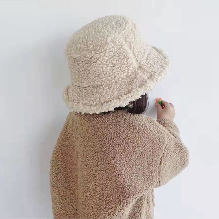 ボアハット キッズ 帽子 ぼうし もこもこ カジュアル 防寒 秋冬 | CLARAH | 詳細画像5 