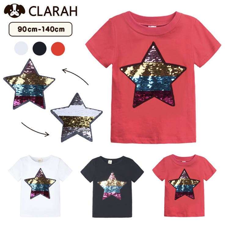 キッズ Tシャツ スパンコール | CLARAH | 詳細画像1 