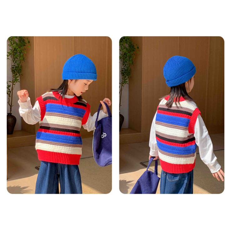 親子ペア ニットベスト ママ | CLARAH | 詳細画像5 