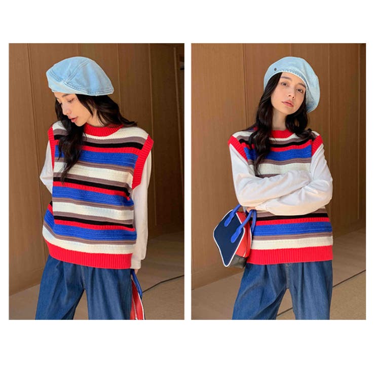 親子ペア ニットベスト ママ | CLARAH | 詳細画像7 