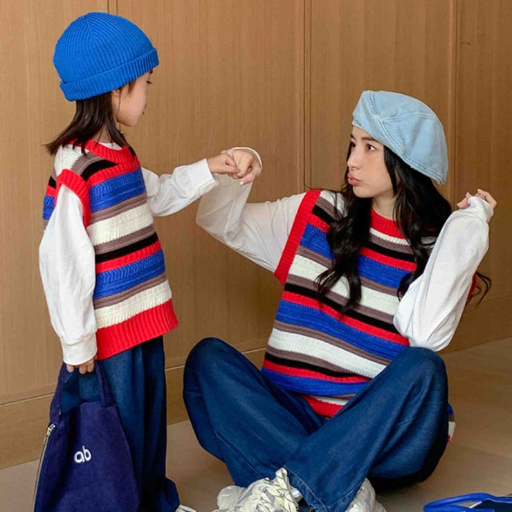 親子ペア ニットベスト ママ | CLARAH | 詳細画像10 