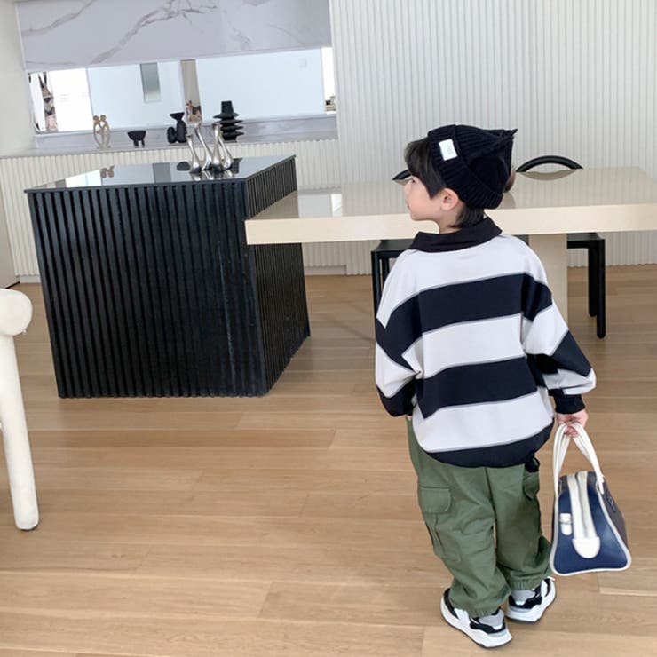 親子ペア 長袖Tシャツ ポロシャツ | CLARAH | 詳細画像5 