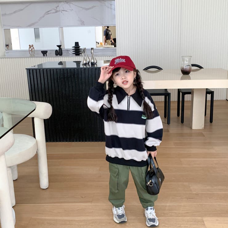 親子ペア 長袖Tシャツ ポロシャツ | CLARAH | 詳細画像6 