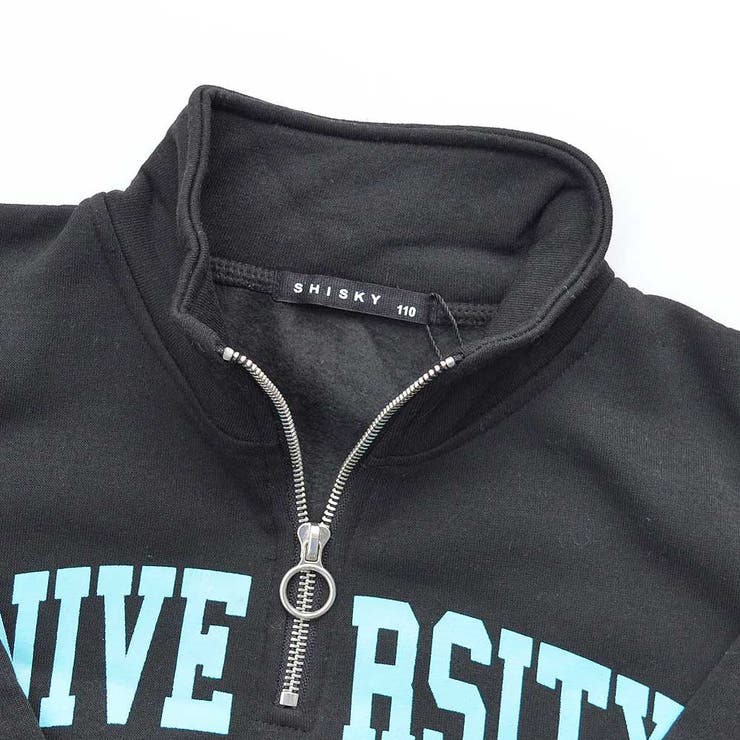 ハーフジップ 裏起毛トレーナー キッズ | CLARAH | 詳細画像5 