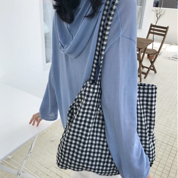 レディーストートバッグ チェックバッグ トートバッグ | CLARAH【WOMEN】 | 詳細画像9 