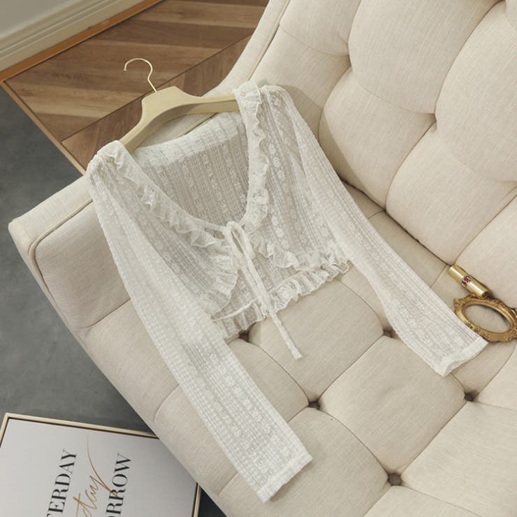 レーストップス レディースカーディガン シアートップス | CLARAH【WOMEN】 | 詳細画像4 