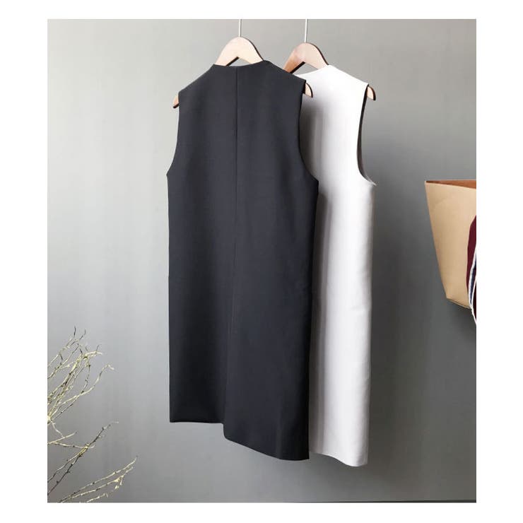 レディース ジレ ロングコートジレ | CLARAH【WOMEN】 | 詳細画像11 