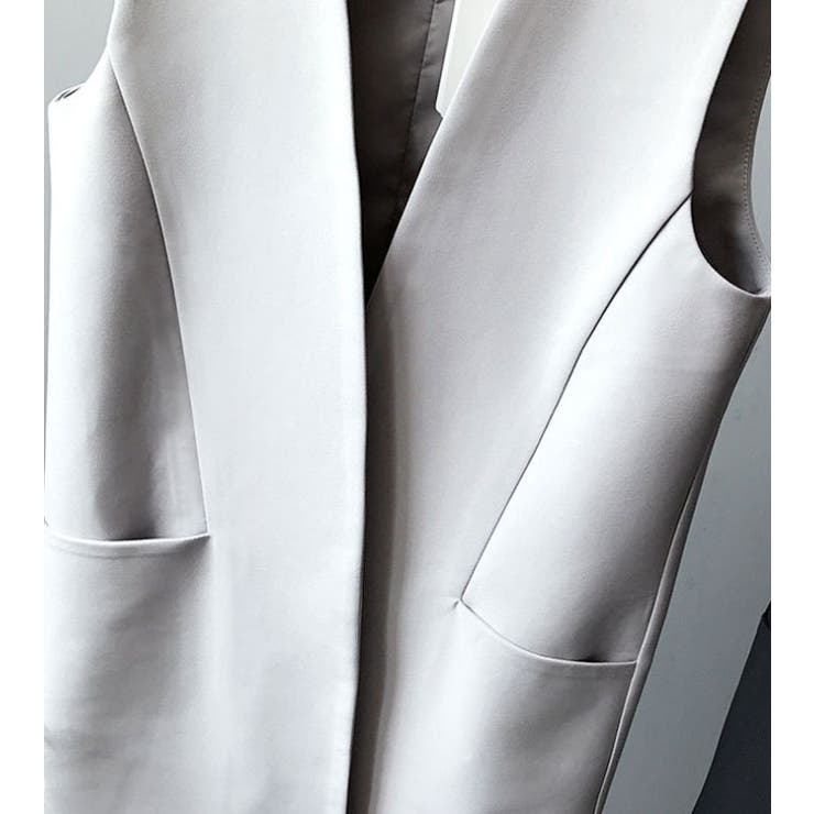 レディース ジレ ロングコートジレ | CLARAH【WOMEN】 | 詳細画像14 