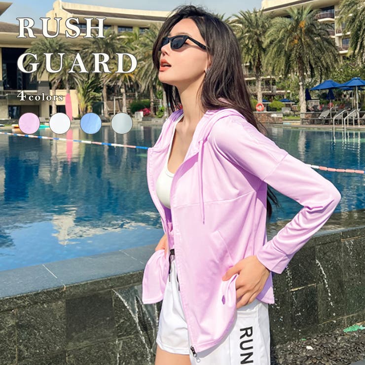 レディース ラッシュガード パーカー | CLARAH【WOMEN】 | 詳細画像1 