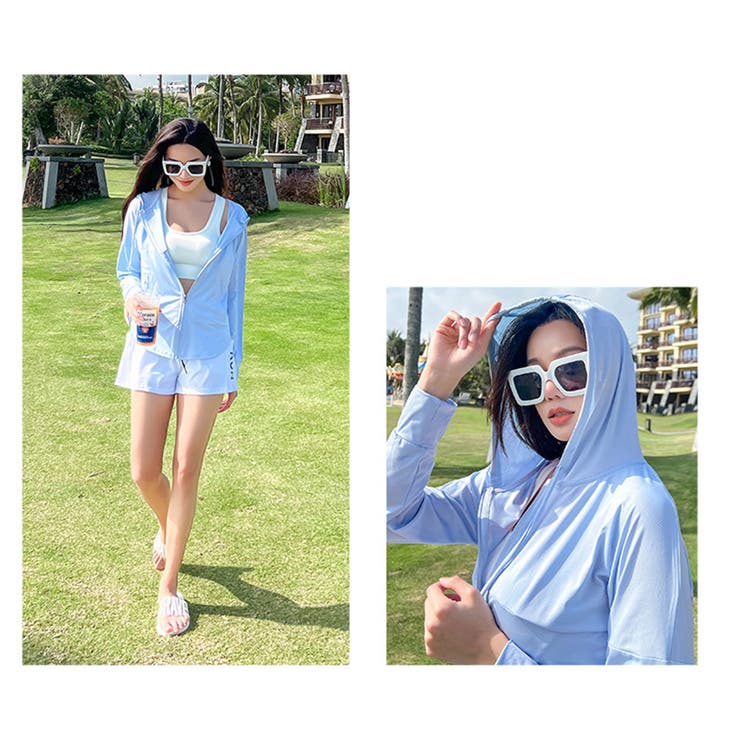 レディース ラッシュガード パーカー | CLARAH【WOMEN】 | 詳細画像11 