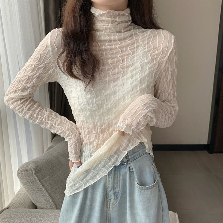 レーストップス トップス シアー | CLARAH【WOMEN】 | 詳細画像7 