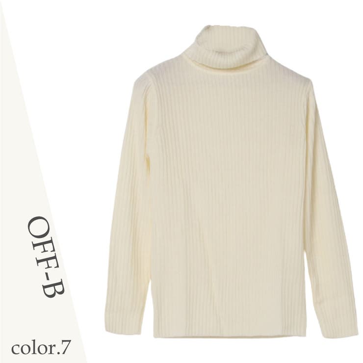 7.オフB | リブニット セーター メンズ | WESTSEA