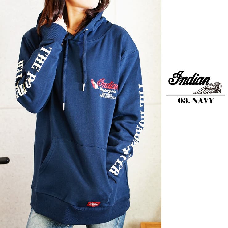 インディアンモトサイクル 服 スウェットパーカー 品番 Wetm Westsea ウエストシー のレディースファッション通販 Shoplist ショップリスト
