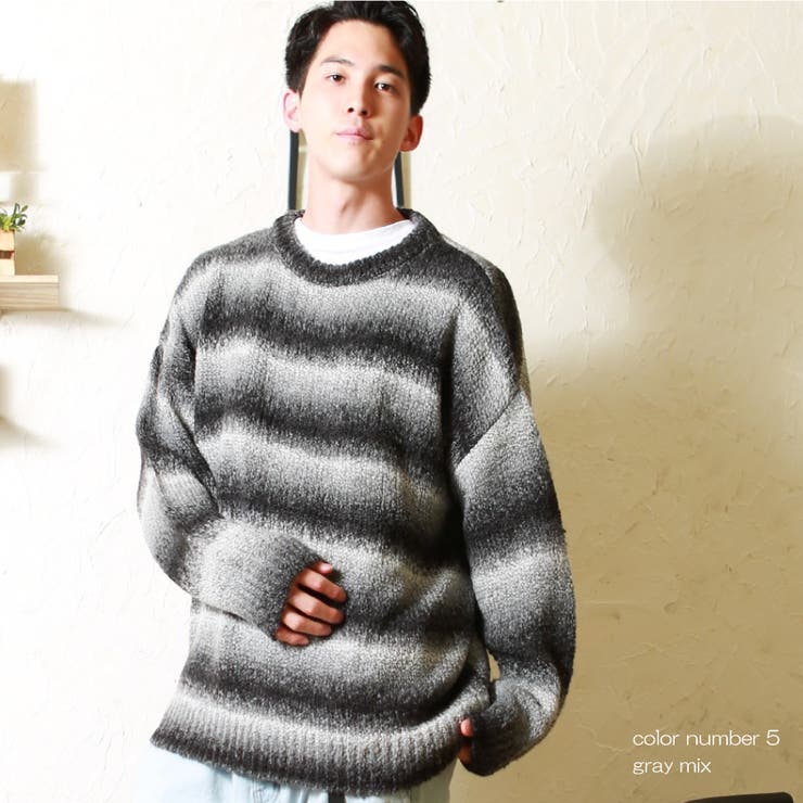 セーター グラデーション メンズ | WESTSEA | 詳細画像8 