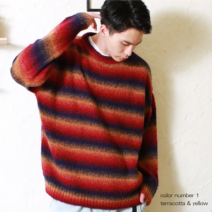 セーター グラデーション メンズ | WESTSEA | 詳細画像4 