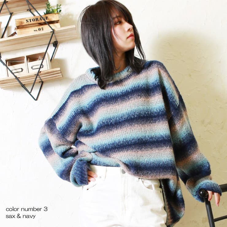 セーター グラデーション メンズ | WESTSEA | 詳細画像6 