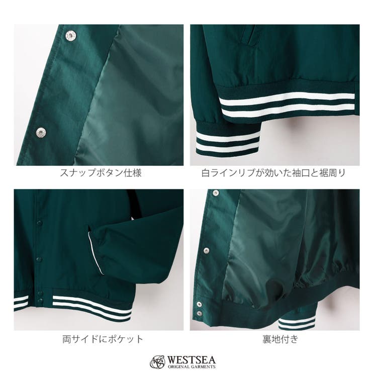 UCLA ナイロンジャケット ブルゾン | WESTSEA | 詳細画像6 