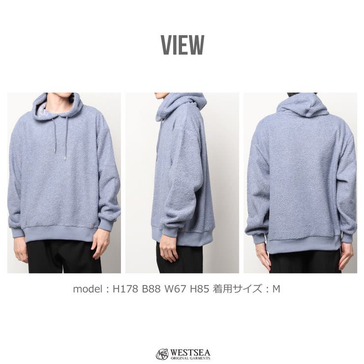 プードルボアプルパーカー ボア アウター | WESTSEA | 詳細画像6 