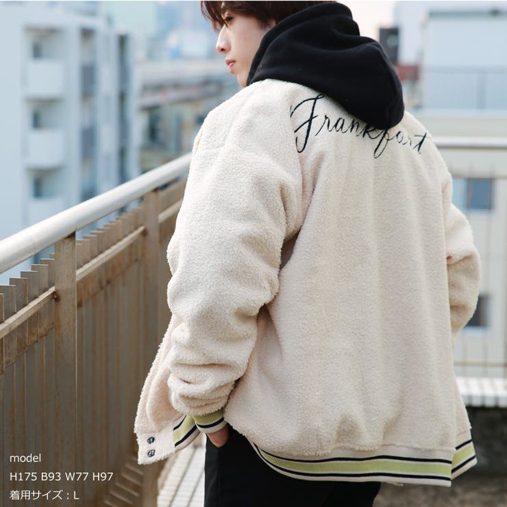UNISEX フェイクボアスタジャン – BUNNY APARTMENT