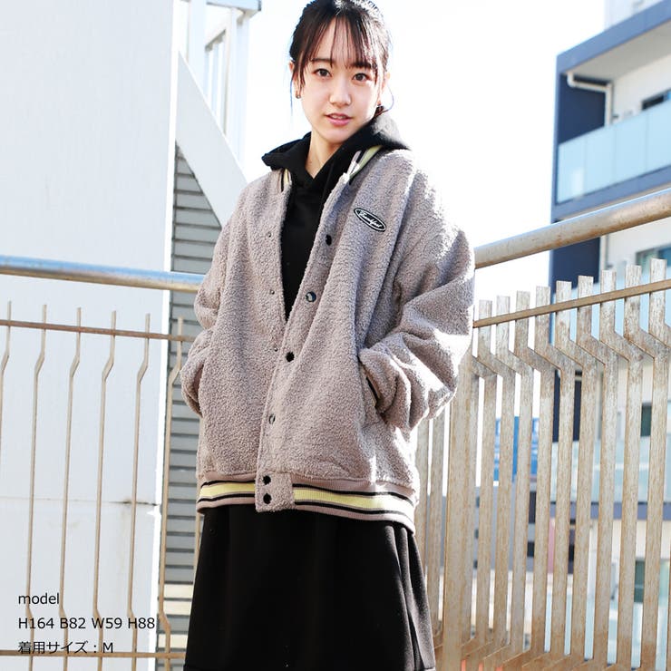 UNISEX フェイクボアスタジャン – BUNNY APARTMENT