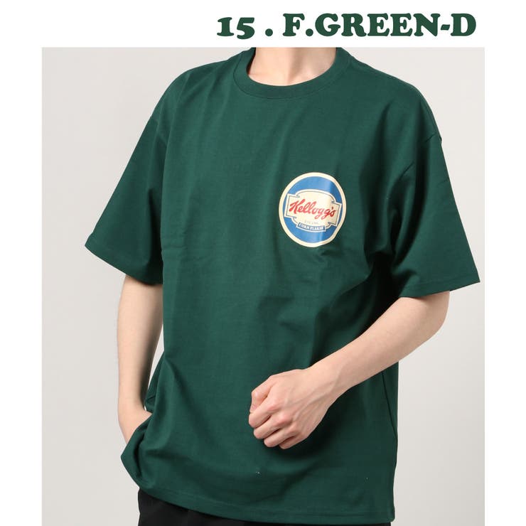 15.フォレストグリーンD | 【WESTSEA】レトロ tシャツ 半袖 | WESTSEA