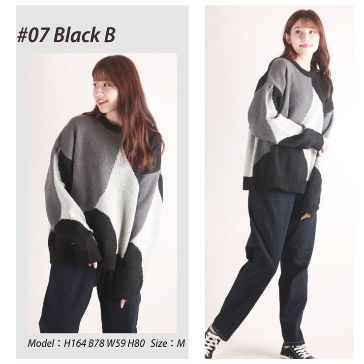 ニット カラーブロッキング セーター | WESTSEA | 詳細画像9 