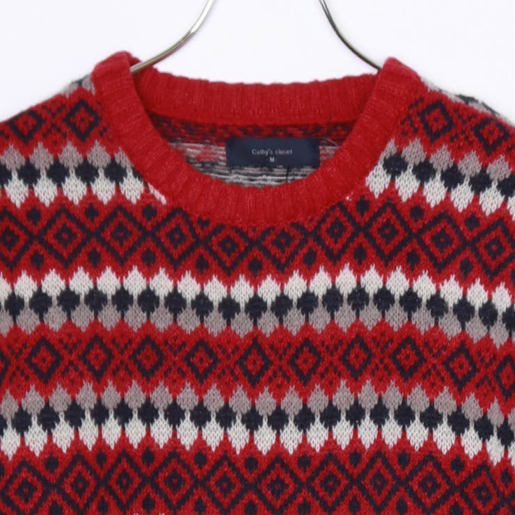 ジャガードボーダー柄オーバーサイズクルー | WESTSEA | 詳細画像13 