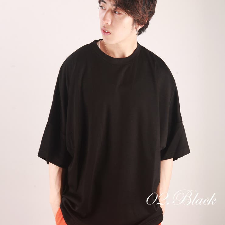 ドルマン tシャツ 半袖[品番：WETM0001787]｜WESTSEA（ウエスト