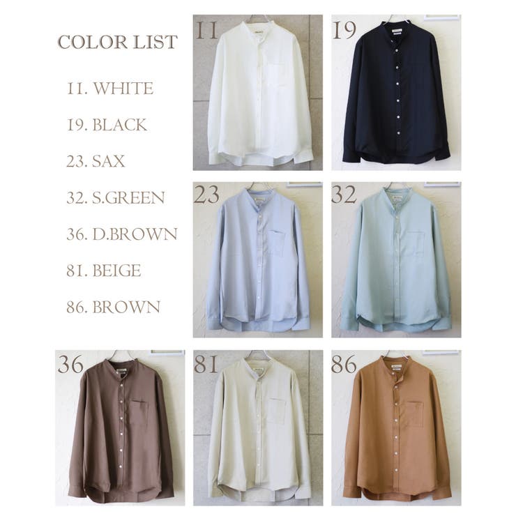 シャツ 長袖 とろみシャツ | WESTSEA | 詳細画像8 