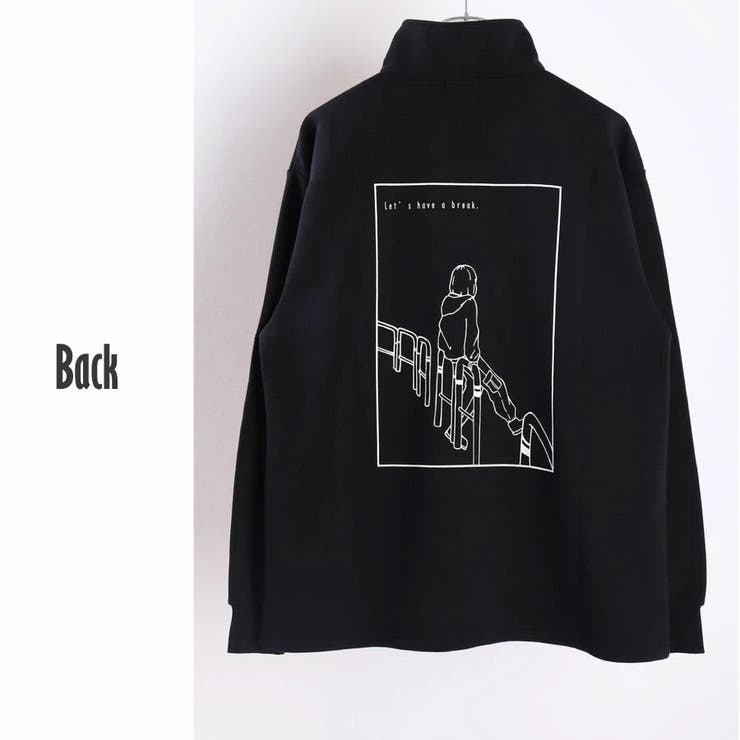 TASOGARE 裏起毛 ハーフジップ 長袖 トレーナー | WESTSEA | 詳細画像12 