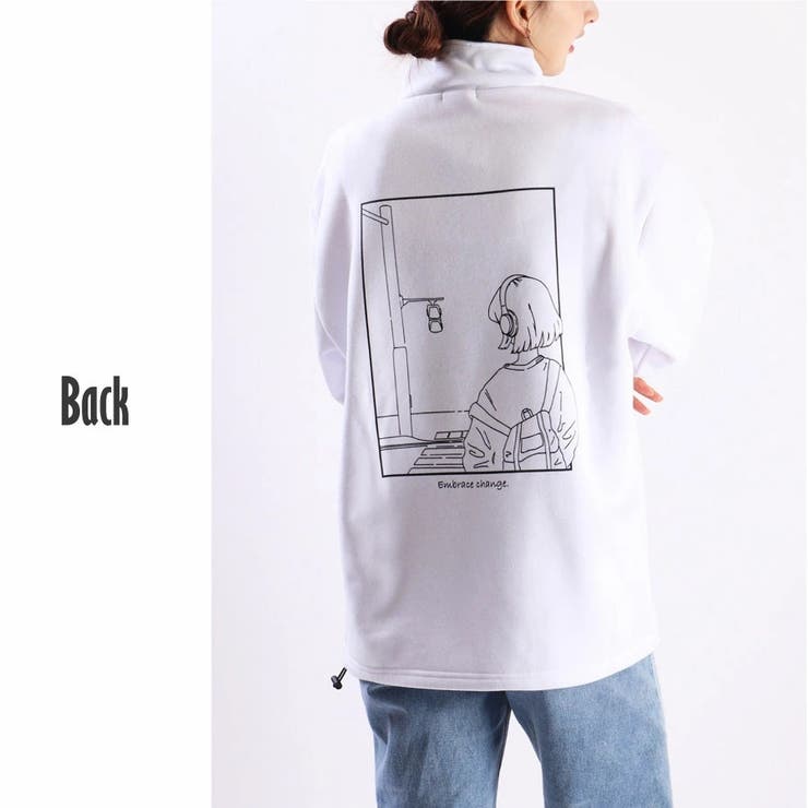 TASOGARE 裏起毛 ハーフジップ 長袖 トレーナー | WESTSEA | 詳細画像17 