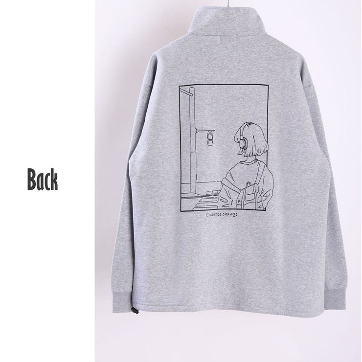 TASOGARE 裏起毛 ハーフジップ 長袖 トレーナー | WESTSEA | 詳細画像24 